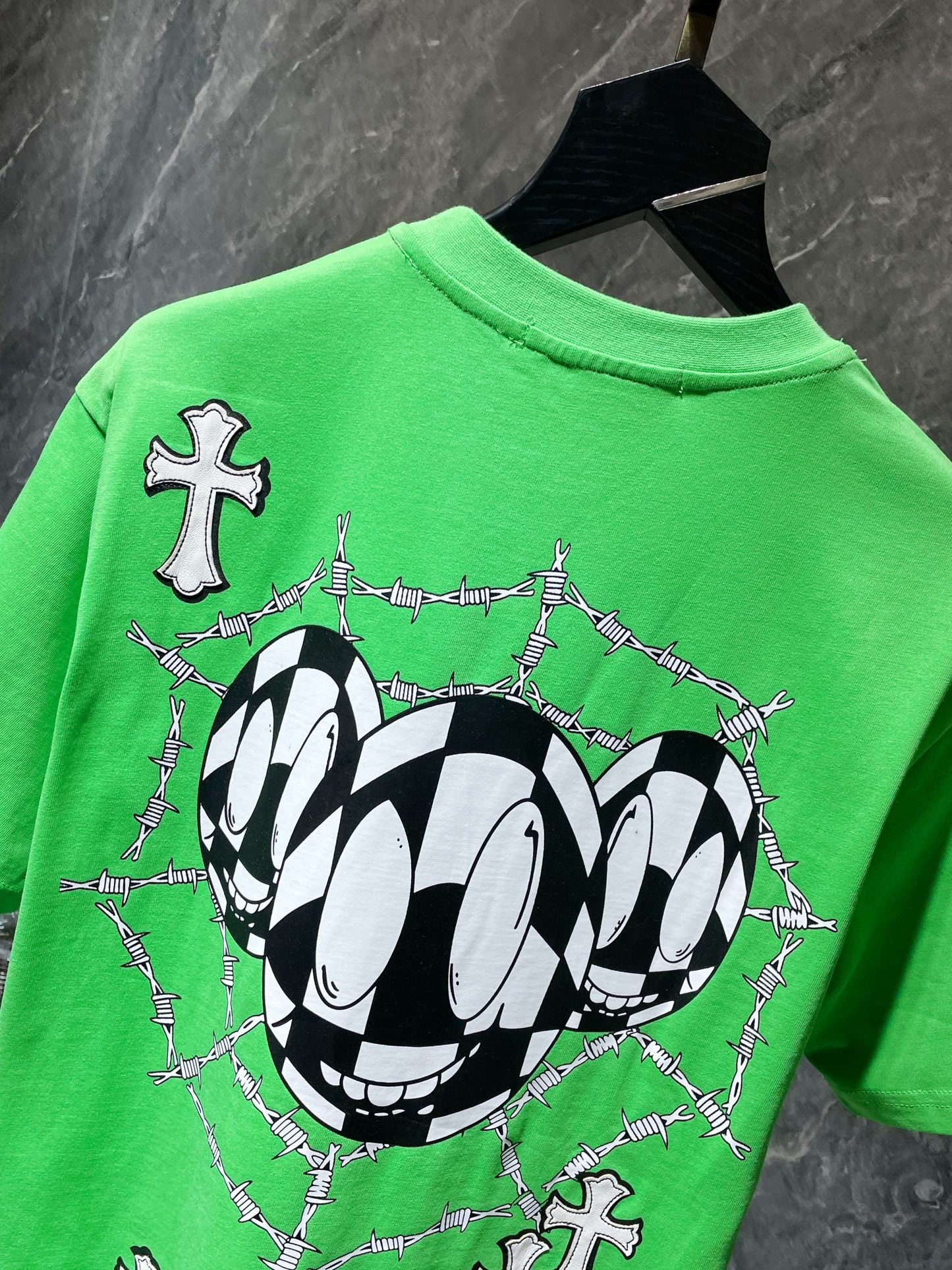 Chrome heart tee